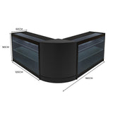 "HELIOS" Set med LED-belysta Butiksmoduler CM60+ 2x K1200 – Svart
