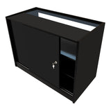 "ADONIS" Set med LED-belysta Butiksmoduler CM60+B1200+C1200 – Svart