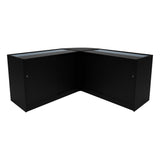 "HERA" Set med LED-belysta Butiksmoduler CM60+K1200+C1200 – Svart