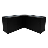 "ANDROMEDA" Set med LED-belysta Butiksmoduler LM60+ 2x C1200 – Svart