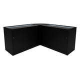 "APOLLO" Set med LED-belysta Butiksmoduler LM60+ 2x K1200 – Svart