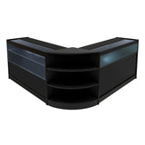"HARMONIA" Set med LED-belysta Butiksmoduler LM60+B1200+C1200 – Svart