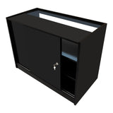 "HARMONIA" Set med LED-belysta Butiksmoduler LM60+B1200+C1200 – Svart
