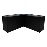 "HARMONIA" Set med LED-belysta Butiksmoduler LM60+B1200+C1200 – Svart