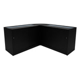 "DEMETER" Set med LED-belysta Butiksmoduler LM60+K1200+B1200 – Svart