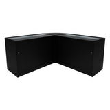 "CALLIOPE" Set med LED-belysta Butiksmoduler LM60+K1200+C1200 – Svart