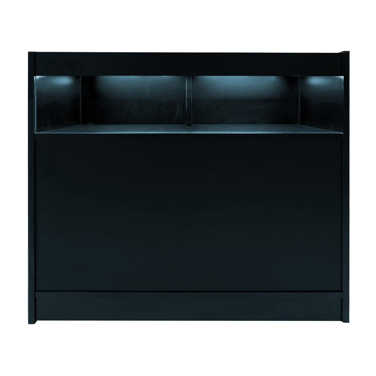 "LUNA" Set med LED-belysta Butiksmoduler CM60 + 2xB1200 + TB60 – Svart