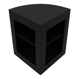 "LUNA" Set med LED-belysta Butiksmoduler CM60 + 2xB1200 + TB60 – Svart