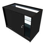"ARIES" Set med LED-belysta Butiksmoduler CM60 + 2xK1200 + TB60 – Svart