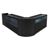 "GRAVITY" Set med LED-belysta Butiksmoduler CM60 + B1200 + C1200 + TB60 – Svart
