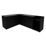 "POLARIS" Set med LED-belysta Butiksmoduler CM60 + B1200 + K1200 + TB60 – Svart