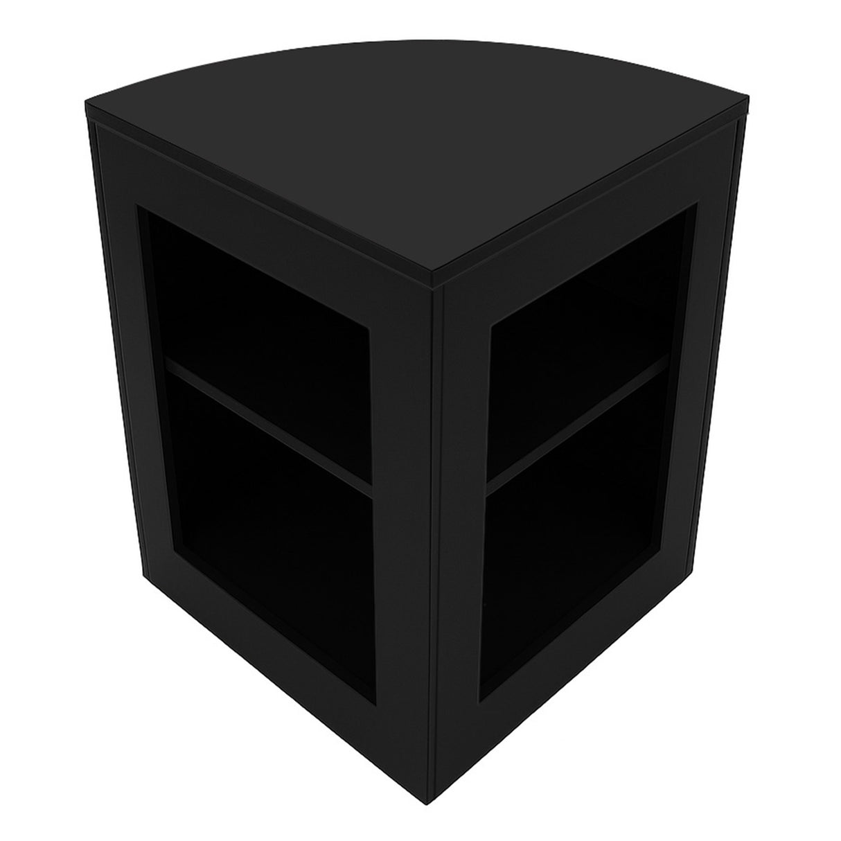 "VEGA" Set med LED-belysta Butiksmoduler CM60 + K1200 + C1200 + TB60 – Svart