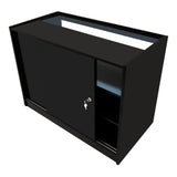 "SAGITTARIUS " Set med LED-belysta Butiksmoduler LM60 + 2xB1200 + TB60 – Svart