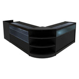 "EUROPA" Set med LED-belysta Butiksmoduler LM60 + B1200 + C1200 + TB60 – Svart