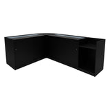 "THEIA" Set med LED-belysta Butiksmoduler LM60 + K1200 + C1200 + TB60 – Svart