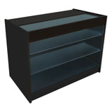 "THEIA" Set med LED-belysta Butiksmoduler LM60 + K1200 + C1200 + TB60 – Svart