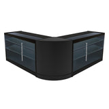 "HELIOS" Set med LED-belysta Butiksmoduler CM60+ 2x K1500 – Svart
