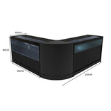 "ADONIS" Set med LED-belysta Butiksmoduler CM60+B1500+C1500 – Svart