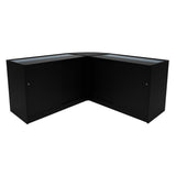 "TRITON" Set med LED-belysta Butiksmoduler CM60+K1500+B1500 – Svart