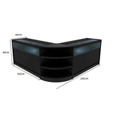 "THESEUS" Set med LED-belysta Butiksmoduler LM60+ 2x B1500 – Svart