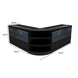 "ANDROMEDA" Set med LED-belysta Butiksmoduler LM60+ 2x C1500 – Svart