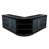 "APOLLO" Set med LED-belysta Butiksmoduler LM60+ 2x K1500 – Svart