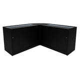 "APOLLO" Set med LED-belysta Butiksmoduler LM60+ 2x K1500 – Svart