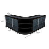 "APOLLO" Set med LED-belysta Butiksmoduler LM60+ 2x K1500 – Svart