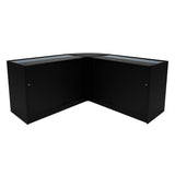 "DEMETER" Set med LED-belysta Butiksmoduler LM60+K1500+B1500 – Svart