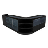 "THEIA" Set med LED-belysta Butiksmoduler LM60 + K1500 + C1500 + TB60 – Svart