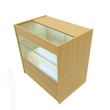 "SELENE" Set med LED-belysta Butiksmoduler CM60+ 2x C900 – Lönnfärgad finish