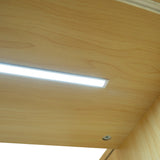 "ADONIS" Set med LED-belysta Butiksmoduler CM60+B900+C900 – Lönnfärgad finish