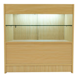 "ANDROMEDA" Set med LED-belysta Butiksmoduler LM60+ 2x C900 – Lönnfärgad finish