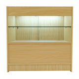 "PHOENIX" Set med LED-belysta Butiksmoduler CM60 + 2xC900 + TB60 – Lönnfärgad finish