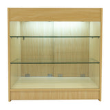 "ARIES" Set med LED-belysta Butiksmoduler CM60 + 2xK900 + TB60 – Lönnfärgad finish