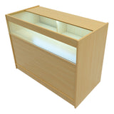 "ADONIS" Set med LED-belysta Butiksmoduler CM60+B1200+C1200 – Lönnfärgad finish