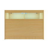 "THESEUS" Set med LED-belysta Butiksmoduler LM60+ 2x B1200 – Lönnfärgad finish