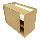 "HARMONIA" Set med LED-belysta Butiksmoduler LM60+B1200+C1200 – Lönnfärgad finish
