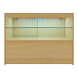 "PHOENIX" Set med LED-belysta Butiksmoduler CM60 + 2xC1200 + TB60 – Lönnfärgad finish