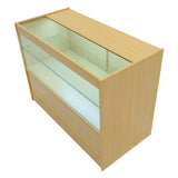 "GRAVITY" Set med LED-belysta Butiksmoduler CM60 + B1200 + C1200 + TB60 – Lönnfärgad finish