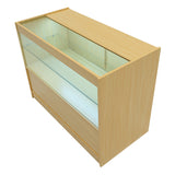 "VEGA" Set med LED-belysta Butiksmoduler CM60 + K1200 + C1200 + TB60 – Lönnfärgad finish