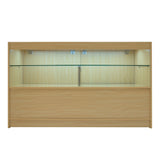 "SELENE" Set med LED-belysta Butiksmoduler CM60+ 2x C1500 – Lönnfärgad finish