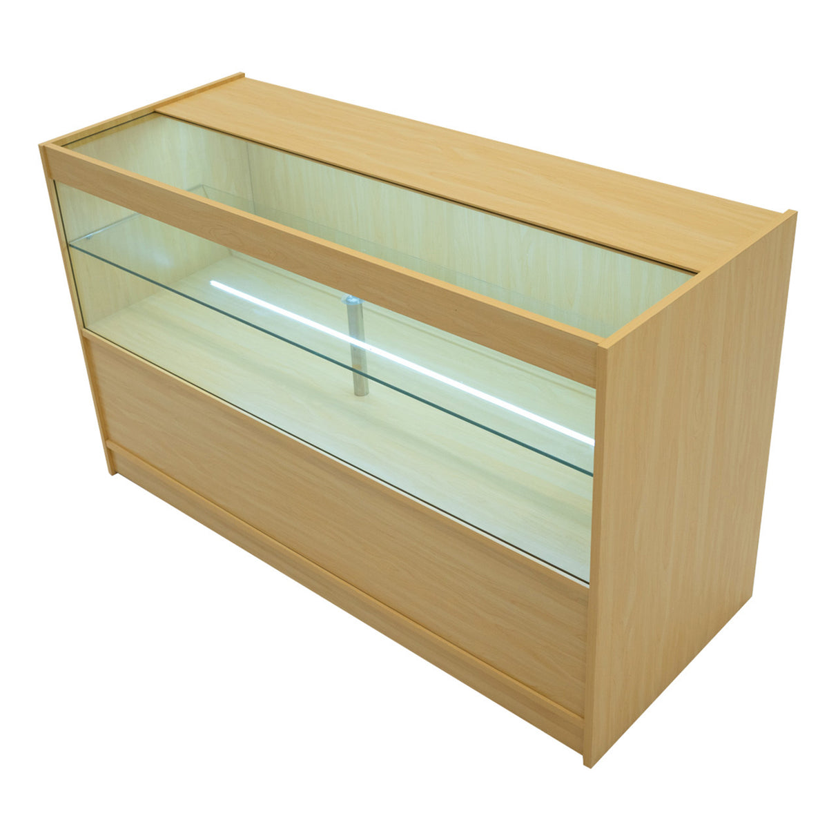 "HARMONIA" Set med LED-belysta Butiksmoduler LM60+B1500+C1500 – Lönnfärgad finish