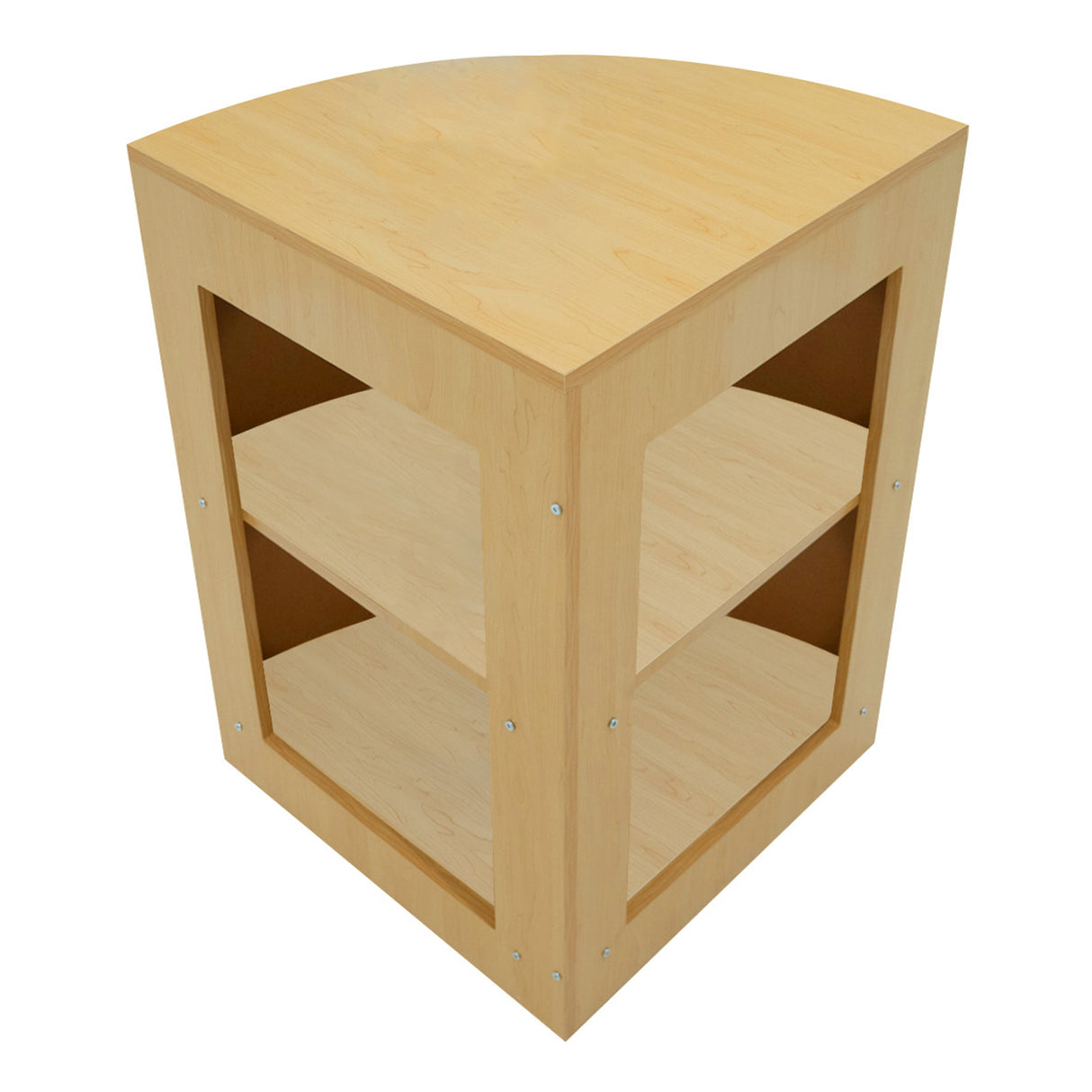 "POLARIS" Set med LED-belysta Butiksmoduler CM60 + B1500 + K1500 + TB60 – Lönnfärgad finish