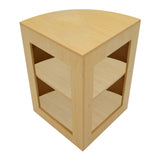 "VEGA" Set med LED-belysta Butiksmoduler CM60 + K1500 + C1500 + TB60 – Lönnfärgad finish