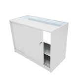 "THESEUS" Set med LED-belysta Butiksmoduler LM60+ 2x B1200 – Vit