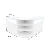 "THESEUS" Set med LED-belysta Butiksmoduler LM60+ 2x B900 – Vit