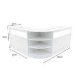 "THESEUS" Set med LED-belysta Butiksmoduler LM60+ 2x B1200 – Vit