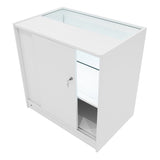 "ANDROMEDA" Set med LED-belysta Butiksmoduler LM60+ 2x C900 – Vit
