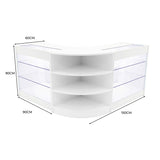 "APOLLO" Set med LED-belysta Butiksmoduler LM60+ 2x K900 – Vit